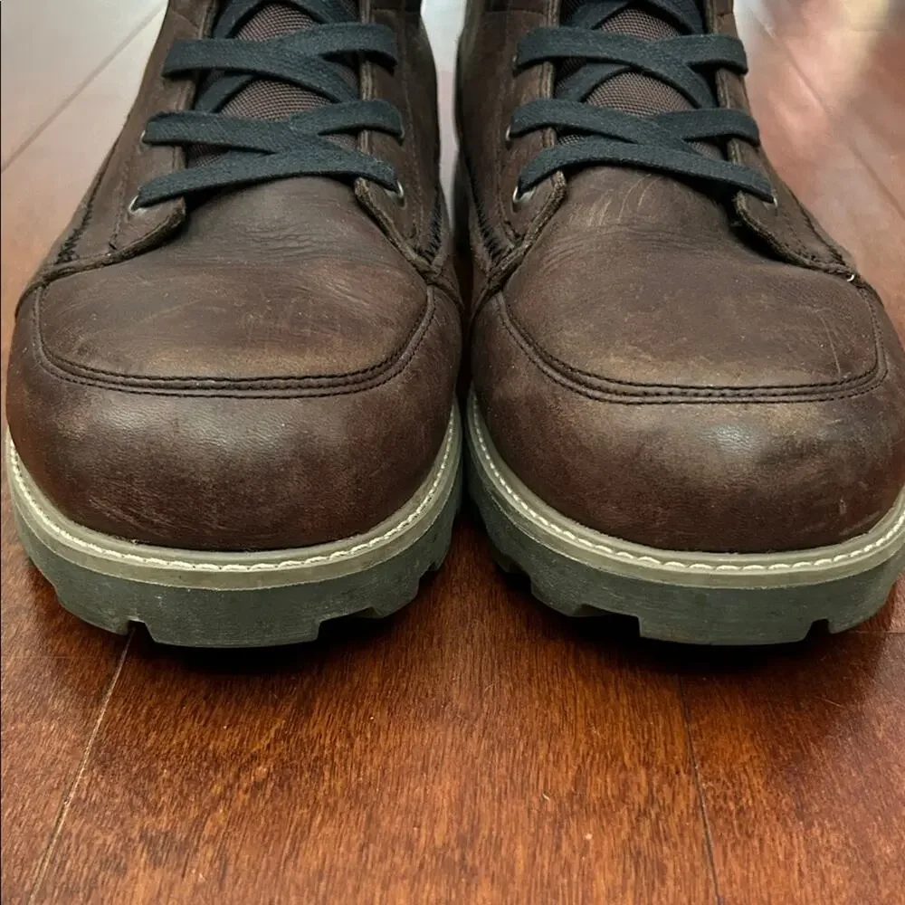 Volcom Sub Zero Men's Brown Leather Boots, Size 13